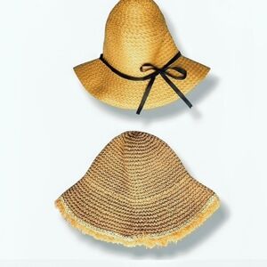 Bundle Of Womans Straw Hats